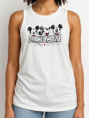 Mickey Mouse "The Original One and Only" LG Women's Soft Casual Tank Top  DISNEY